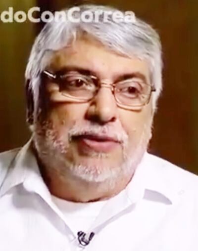 Captura de pantalla de la entrevista a Fernando Lugo en el programa “Conversando con Correa” de la cadena RT.