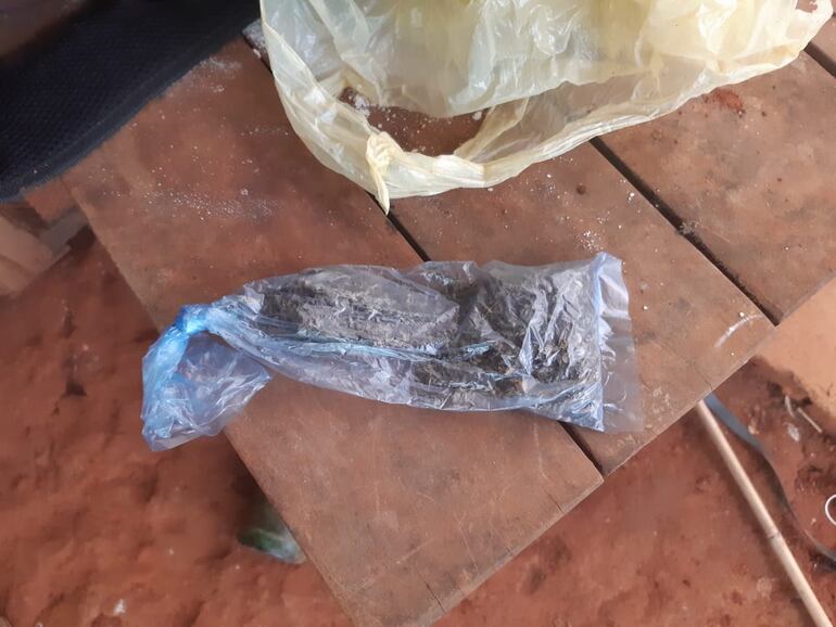La marihuana estaba repartida en bolsas de polietileno.