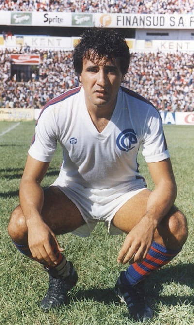 Pedro Osvaldo García, en su mejor momento en Cerro Porteño donde jugó del ’86 al ’90.