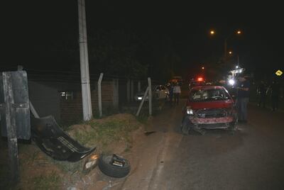 Lugar del accidente.