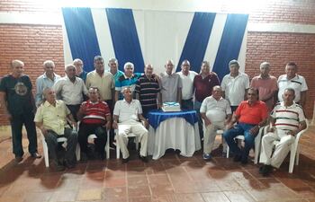Exjugadores, exdirigentes y aficionados que acompañaron aquel bicampeonato se reunieron el sábado último.