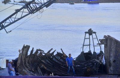 El “Paraguarí” rescatado, pero en pedazos