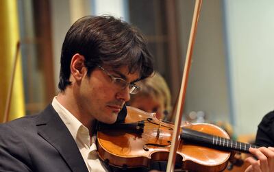 El violinista suizo Marc Tairraz.