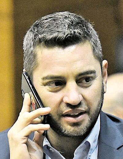 Pedro Alliana, presidente de la Cámara de Diputados. Asegura que el pedido de desafuero de Del Pilar Medina no llegó.