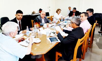 Los parlamentarios paraguayos del Mercosur también se reunen en el edificio San Carlos, ubicado al costado del Congreso Nacional. Por las oficinas pagan mensualmente G. 13 millones.