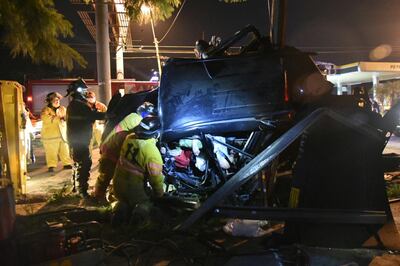 El accidente sucedió poco antes de las 05:00 de este viernes en la rotonda Yberá, en San Lorenzo.