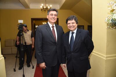 Rubén Melgarejo y Euclides Acevedo.