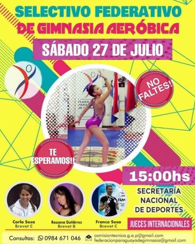 Selectivo Nacional de Gimnasia Aeróbica.