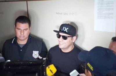 Reinaldo Cabaña cuando estuvo en sede del Ministerio Público. Queda pendiente la presentación de pruebas en el caso.