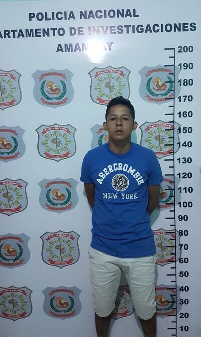 Fernando Neves Cardozo, detenido.