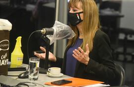 La ministra Carla Bacigalupo.