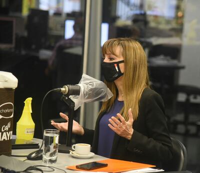 La ministra Carla Bacigalupo.