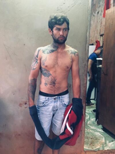 Osvaldo Ferreira, detenido.