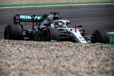 Lewis Hamilton ganó la pole en el Gran Premio de Alemania.
