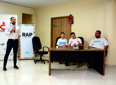 Aspecto de la presentación del proyecto de relevamiento que se realizará en el Alto Paraná.