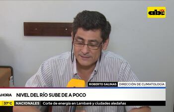 Nivel del río sube de a poco