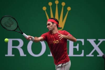 Roger Federer se encuentra actualmente en Shanghai entrenando para el Masters de la ciudad.