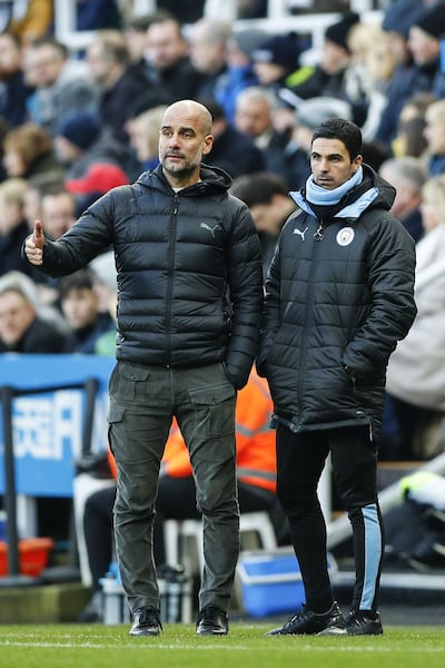 Josep Guardiola, Mikel Arteta