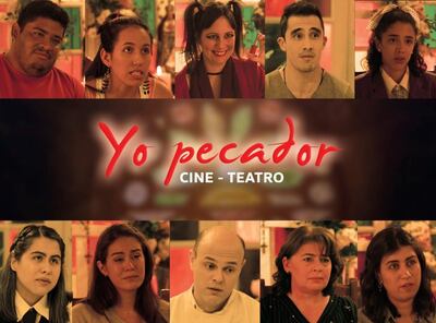 El elenco de "Yo pecador".