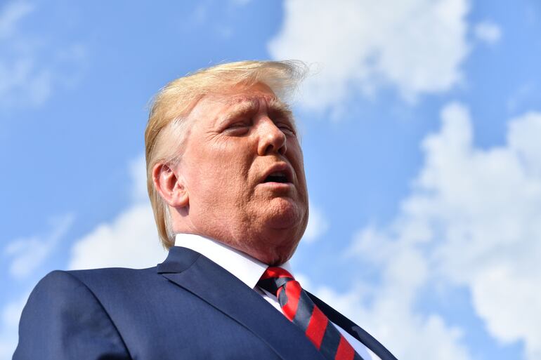 Donald Trump, presidente de los Estados Unidos.