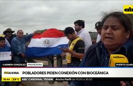 Pobladores piden conexión con bioceánica