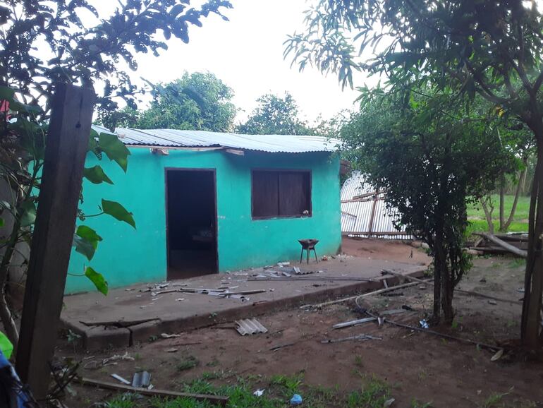 Aspecto del domicilio antes de la supuesta demolición arbitraria.