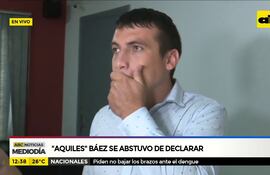 Aquiles Baez se abstuvo de declarar