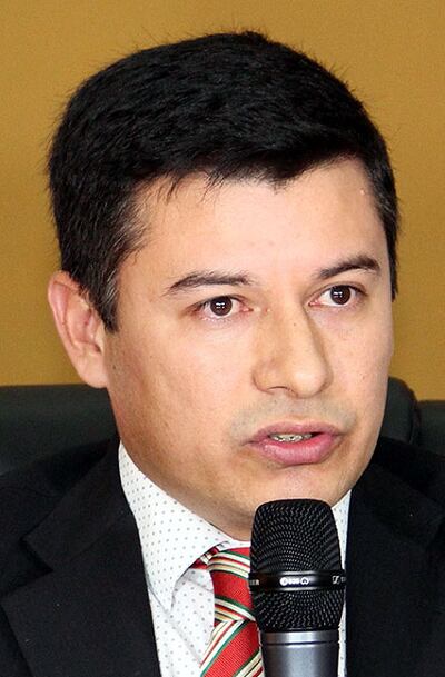 Abog. Mario Vega, presidente del Indert.
