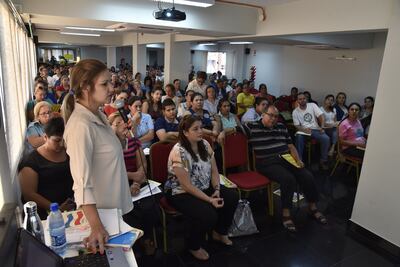 Unos 200 docentes de distintos puntos del país participaron el viernes del taller sobre educación inclusiva en ABC Color.