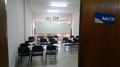 No hay clases, aulas vacías, UNA, paro académico.