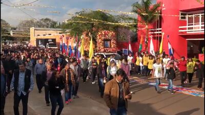 Centenares de católicos se sumaron a la fiesta en honor a la Virgen del Perpetuo Socorro.