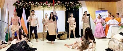 Representación  de las batallas de la Campaña de las Cordilleras realizada ayer en Caraguatay.