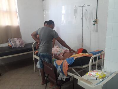 ACV en san pedro no hay camas para tratar