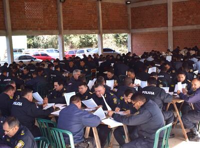 Unos 300 suboficiales con intención de ascenso participaron ayer de los exámenes realizados en Coronel Oviedo.