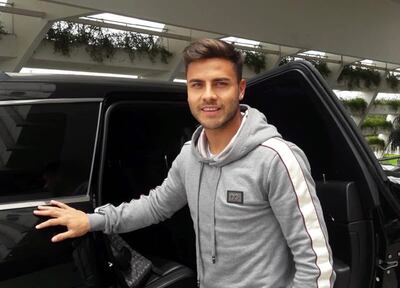 Héctor Daniel Villalba  (25 años), ayer a la mañana cuando llegaba a nuestro país antes de ir a Tuyucuá.