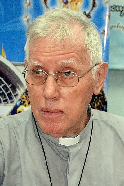 Monseñor Lucio Alfert, obispo del Vicariato del Pilcomayo.
