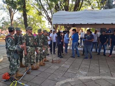 Instituciones públicas y privadas se unen en la minga ambiental en Piribebuy.