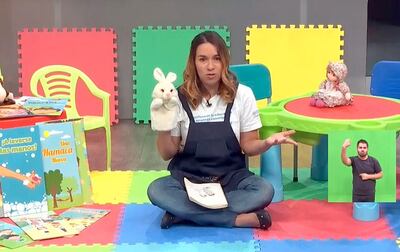 En el primer segmento del programa ¡Tu escuela en casa! se desarrolló lo relativo a la cabeza y las partes de la cara, de una forma entretenida, colorida y con un cuento con títeres.