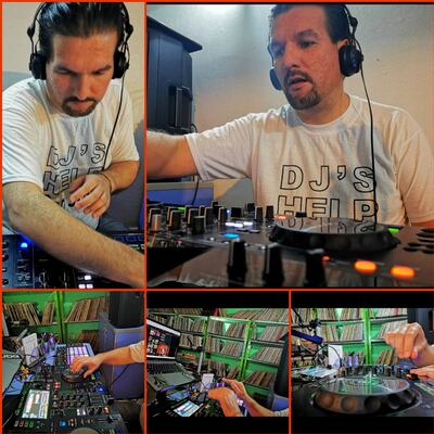 DJ Pasto participará en la maratón de mañana. En sus redes mostró cómo trabaja desde su casa.