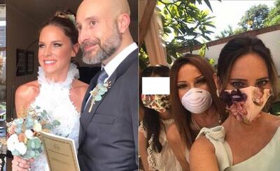 Gabriel Esculies, Heidi Soledad Martínez y algunas invitadas.