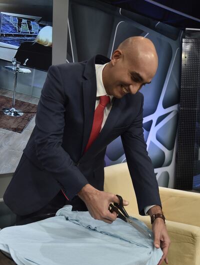 Cómo preparar una mascarilla de tela en casa, lo exhibió Mazzoleni en ABC TV previo al programa En Detalles.