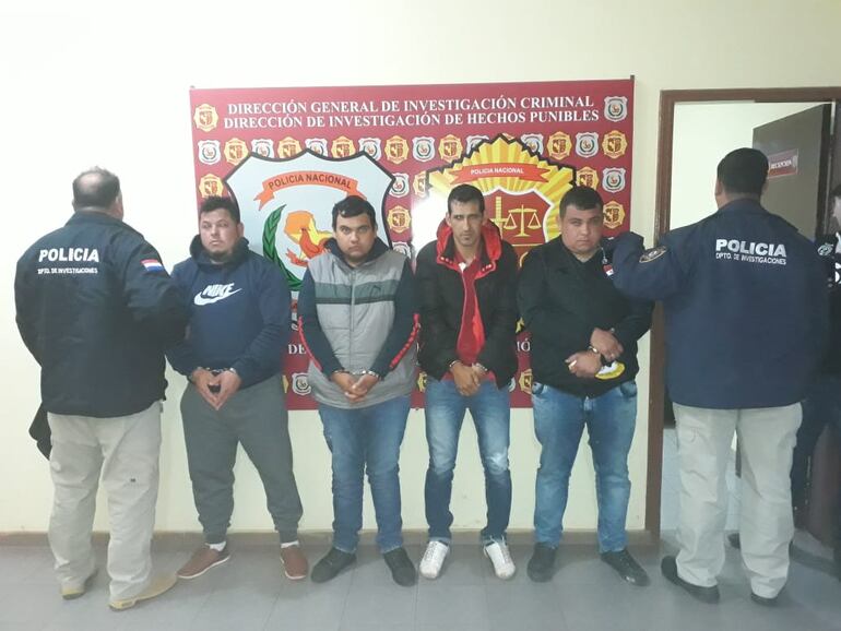 Cae una banda de asaltantes que se alzaron con G. 150 millones en Ciudad del Este.