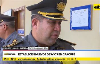 Establecen nuevos desvíos en Caacupé