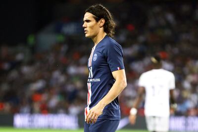 Edinson Cavani se encuentra lesionado en el PSG.