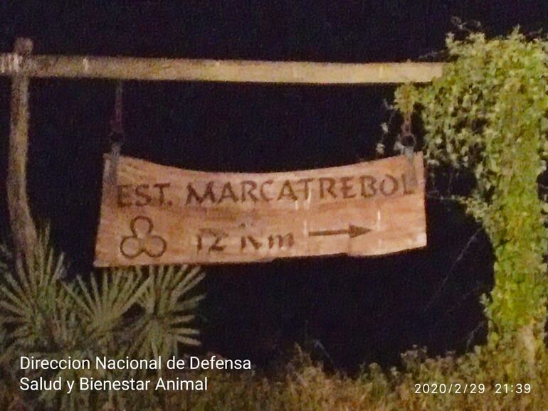 Estancia en la cual se constituyeron integrantes de la Dirección Nacional de Defensa, Salud y Bienestar Animal tras la denuncia de una supuesta matanza masiva de animales en el Chaco.