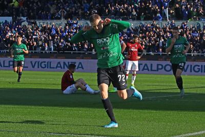 Atalanta acabó su 2019 quinto en solitario a cuatro puntos de la zona de Liga de Campeones y el Milan en la décima posición.