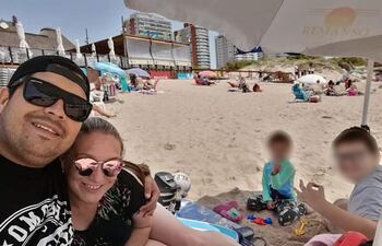 El Dr. Eduardo Jara jefe de la 3° Región Sanitaria de Cordillera durante sus vacaciones.