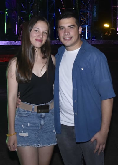 Shirley García y Axel Román.