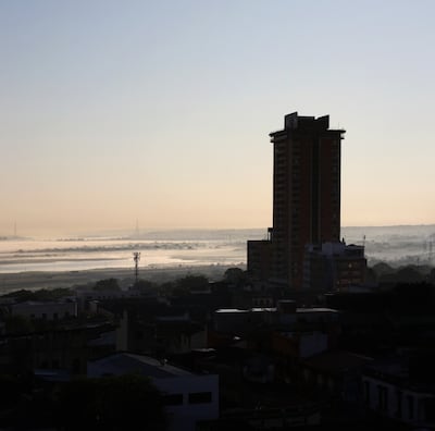 Amanecer en Asunción.