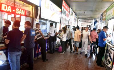 En zona de compra de pasajes se realizan controles para evitar el sobrecosto de boletos, anunció la Dinatran al recordar que los precios se mantienen invariables.